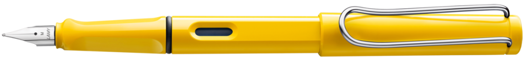 Yellow Lamy Safari Fountain Pen